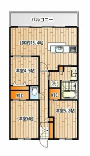 ハルモシティ【1119号室】の間取り