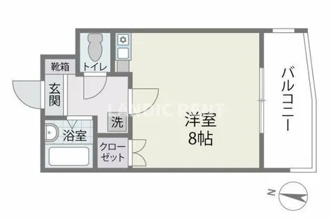ソレアード赤坂【2階】の間取り
