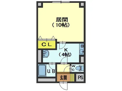 トクトラストⅥ【106号室】の間取り