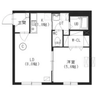 アフィーノ中島公園【5階】の間取り