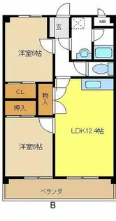 レージュソレーユ【3階】の間取り