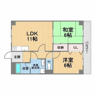 Vコート【2階】の間取り