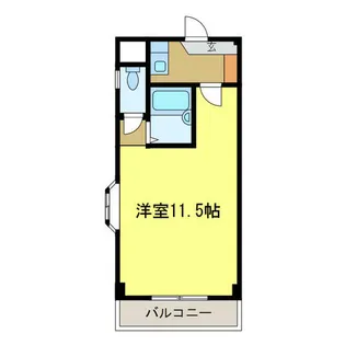 中谷ハウス【3B号室】の間取り