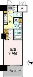 ロイヤルパークスERささしま WEST【8階】の間取り
