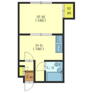 エコーハイツ【2階】の間取り