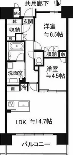 ザ・プラセシオン名古屋駅【902号室】の間取り