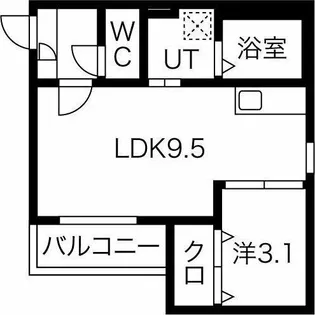 crecia浄心(クレシアジョウシン)【2階】の間取り