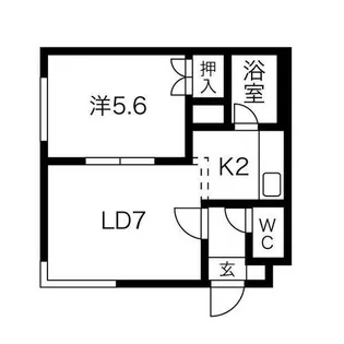 メイプル白石【303号室】の間取り