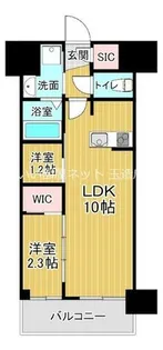 セレニテ本町東リアン【7階】の間取り