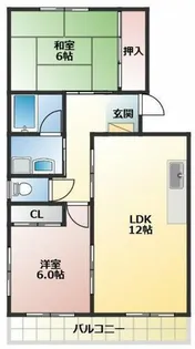 レ・セゾン菰口A【3階】の間取り