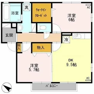 アルブル エストレジャ【2階】の間取り