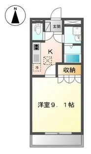 パーク・オアシス(Park Oasis)【1階】の間取り