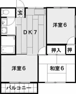 エクセルアート【1階】の間取り