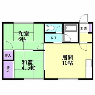 セントラル95D【D-5号室】の間取り