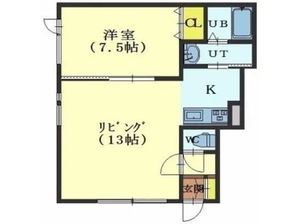 ルナ【101号室】の間取り