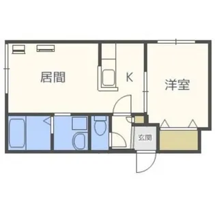 シリウス環状通東【2階】の間取り