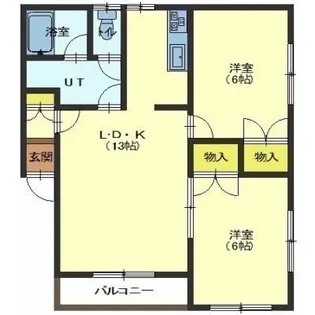 コーポヒカリA【202号室】の間取り