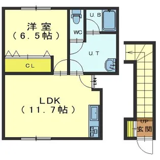 フォレストリーⅠ【201号室】の間取り