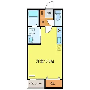 エーエスコートⅢ【2階】の間取り
