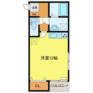 エーエスコートⅢ【203号室】の間取り