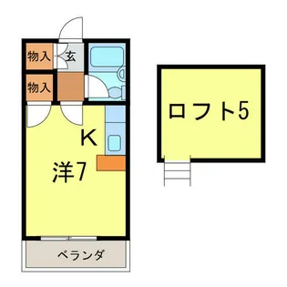 アドバーンス共和【2階】の間取り