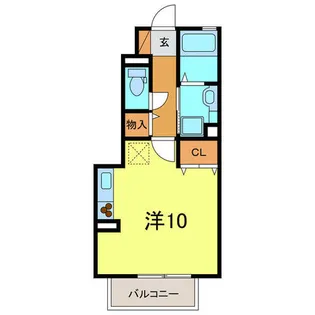 ヴィラ小山 A【1階】の間取り