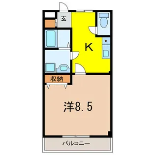 アートオン 東刈谷Ⅱ【3階】の間取り