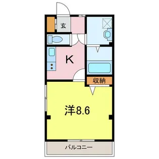 アートオン 東刈谷Ⅱ【3階】の間取り