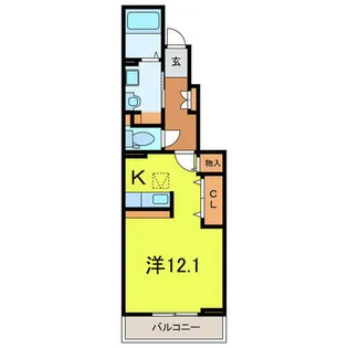 サンリット【1階】の間取り