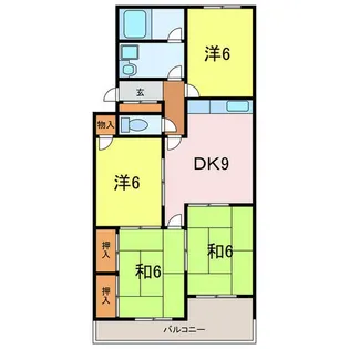 愛知県安城市三河安城東町1丁目【マンション】の間取り