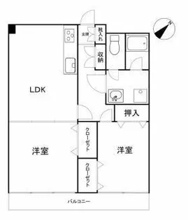 第六よしみビル【7階】の間取り