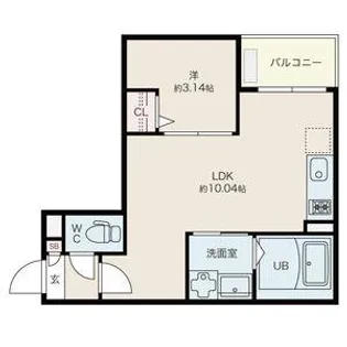 愛知県安城市明治本町【アパート】の間取り