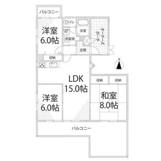 サンフェニックス21【901号室】の間取り