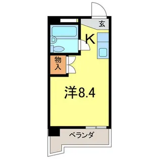 ビラ三秀神明【6階】の間取り