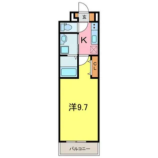 グランシュテル【1階】の間取り