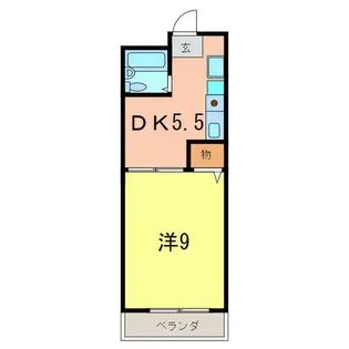 藤井マンション高倉【2階】の間取り