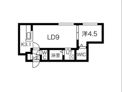 RITZ GRANDE豊平公園【4階】の間取り