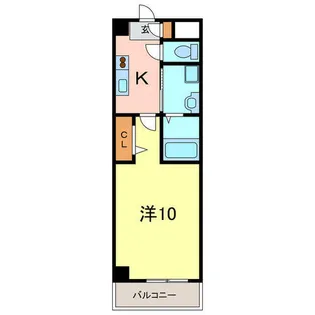 グリーンエイト【3階】の間取り