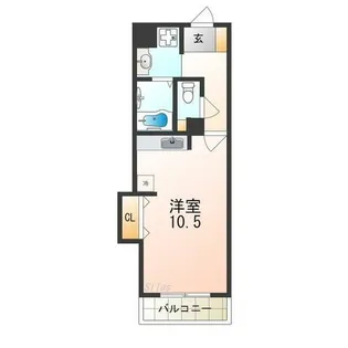 ルノン中百舌鳥【3階】の間取り