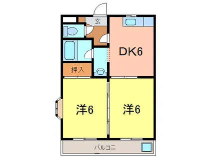 グリーンコート【1階】の間取り
