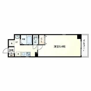 みおつくし粉浜【102号室】の間取り