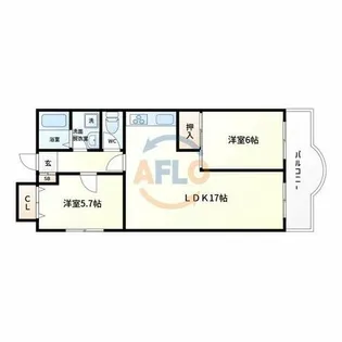 フレンドフォレスタ【4階】の間取り