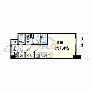 コンフォリア江坂広芝町【5階】の間取り