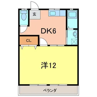 第一丸博ビル【303号室】の間取り