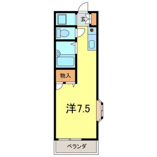 プチハイム【2階】の間取り