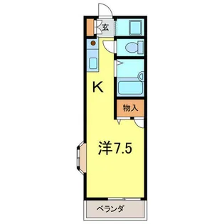 プチハイム【105号室】の間取り