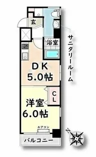 ソレイルコート桜本町【2階】の間取り