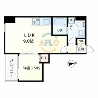 JESUS SQUARE日本橋【3階】の間取り