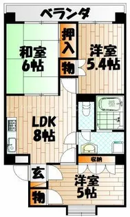 プレアール足立【305号室】の間取り