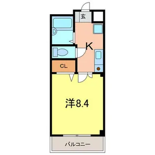 プリミエール日高【3階】の間取り